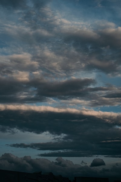 The day of white and blue sky
